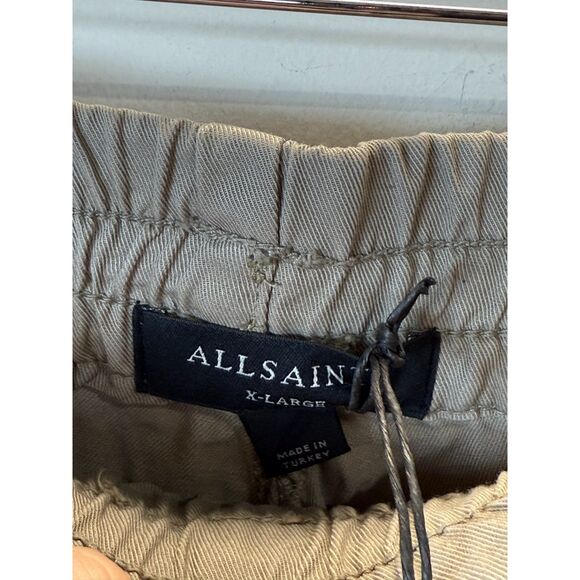 AllSaints Men's Size XL Moorland Brown Hanbury Straight Fit Trousers NWT - Picture 7 of 8